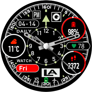 华米跃我Amazfit Pace, Stratos手表表盘