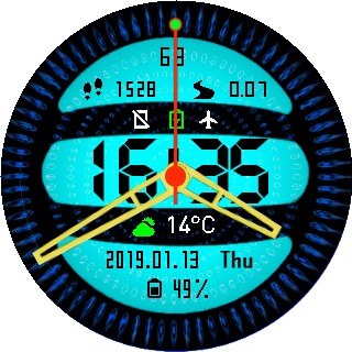 华米跃我Amazfit Pace, Stratos手表表盘
