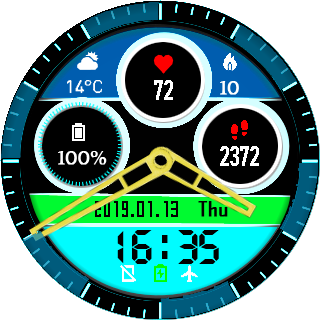 华米跃我Amazfit Pace, Stratos手表表盘