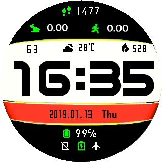 华米跃我Amazfit Pace, Stratos手表表盘