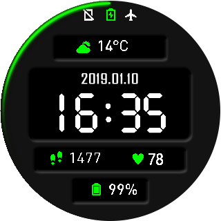 华米跃我Amazfit Pace, Stratos手表表盘