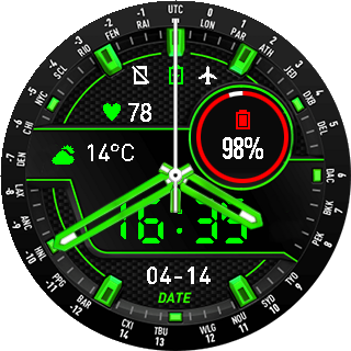 华米跃我Amazfit Pace, Stratos手表表盘
