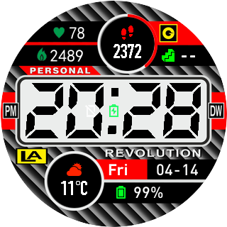 华米跃我Amazfit Pace, Stratos手表表盘