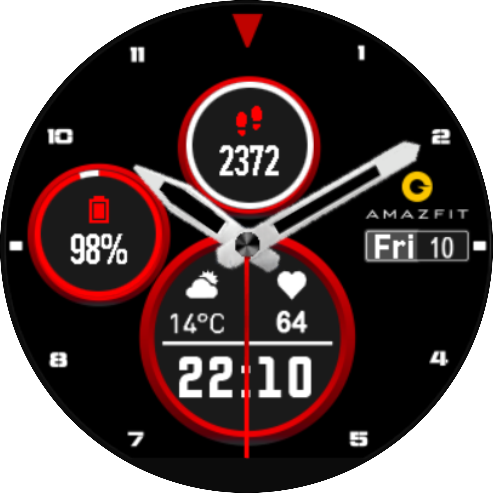华米跃我Amazfit Pace, Stratos手表表盘