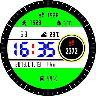 华米跃我Amazfit Pace, Stratos手表表盘