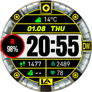 华米跃我Amazfit Pace, Stratos手表表盘