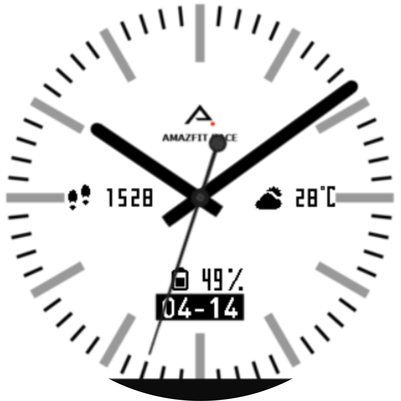 华米跃我Amazfit Pace, Stratos手表表盘