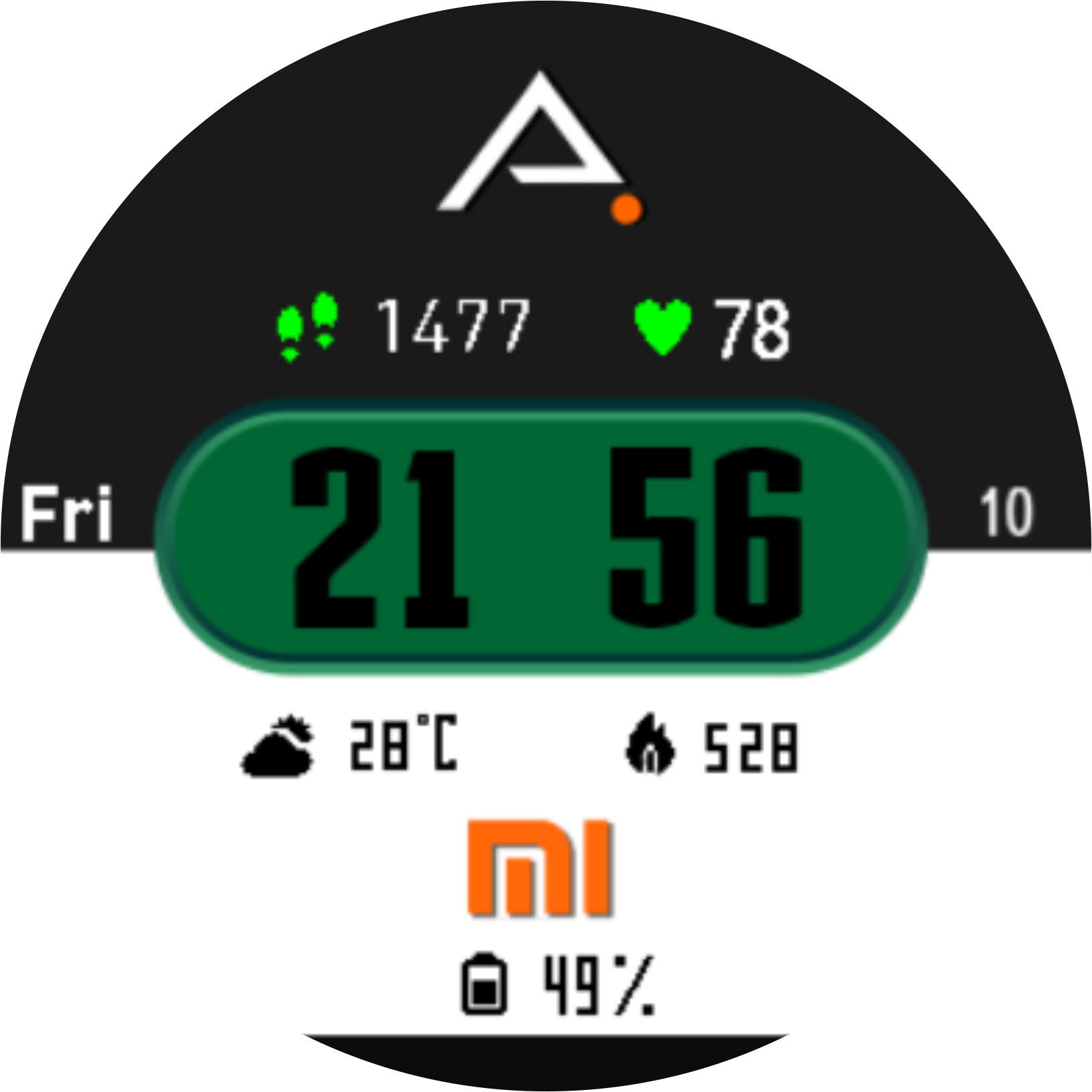 华米跃我Amazfit Pace, Stratos手表表盘