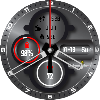 华米跃我Amazfit Pace, Stratos手表表盘