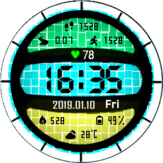 华米跃我Amazfit Pace, Stratos手表表盘