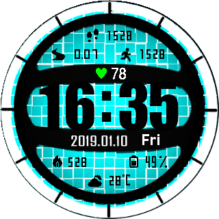 华米跃我Amazfit Pace, Stratos手表表盘