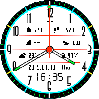 华米跃我Amazfit Pace, Stratos手表表盘