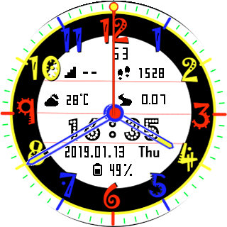 华米跃我Amazfit Pace, Stratos手表表盘