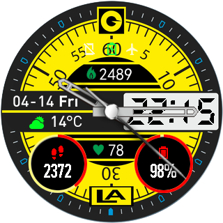 华米跃我Amazfit Pace, Stratos手表表盘