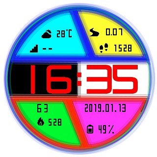 华米跃我Amazfit Pace, Stratos手表表盘