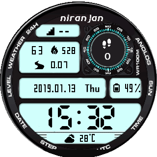 华米跃我Amazfit Pace, Stratos手表表盘