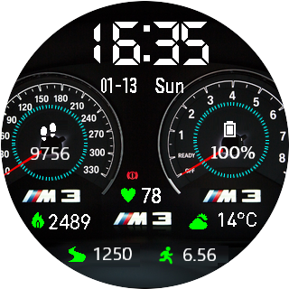 华米跃我Amazfit Pace, Stratos手表表盘