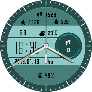 华米跃我Amazfit Pace, Stratos手表表盘