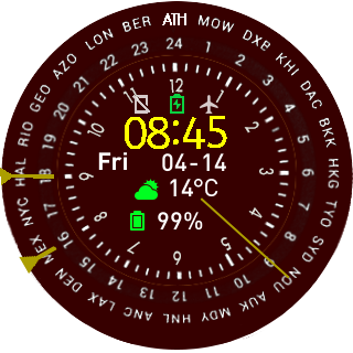 华米跃我Amazfit Pace, Stratos手表表盘