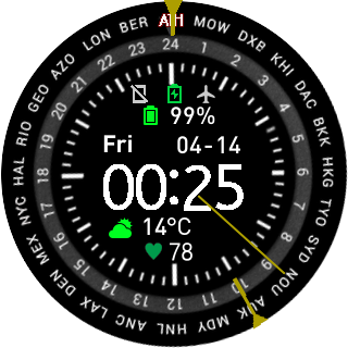 华米跃我Amazfit Pace, Stratos手表表盘