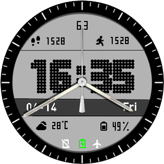 华米跃我Amazfit Pace, Stratos手表表盘