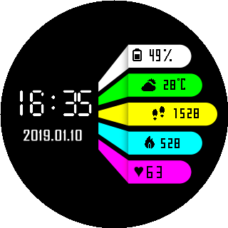 华米跃我Amazfit Pace, Stratos手表表盘