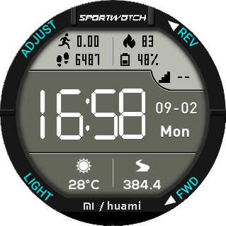 华米跃我Amazfit Pace, Stratos手表表盘