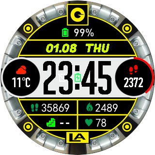 华米跃我Amazfit Pace, Stratos手表表盘