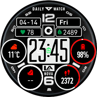 华米跃我Amazfit Pace, Stratos手表表盘