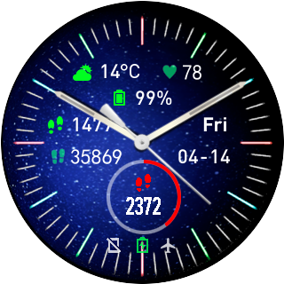 华米跃我Amazfit Pace, Stratos手表表盘