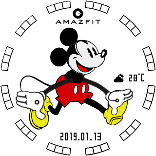 华米跃我Amazfit Pace, Stratos手表表盘