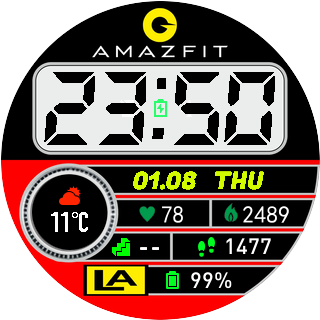 华米跃我Amazfit Pace, Stratos手表表盘