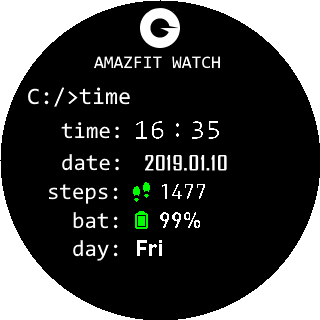华米跃我Amazfit Pace, Stratos手表表盘