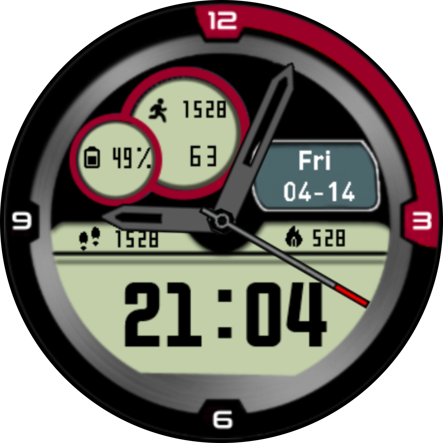 华米跃我Amazfit Pace, Stratos手表表盘