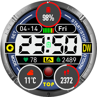 华米跃我Amazfit Pace, Stratos手表表盘