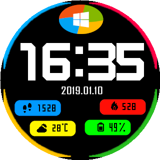 华米跃我Amazfit Pace, Stratos手表表盘