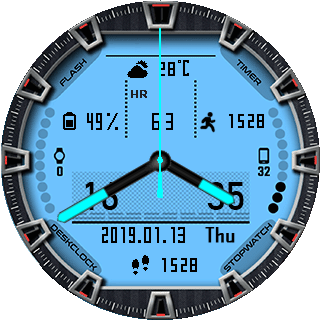 华米跃我Amazfit Pace, Stratos手表表盘