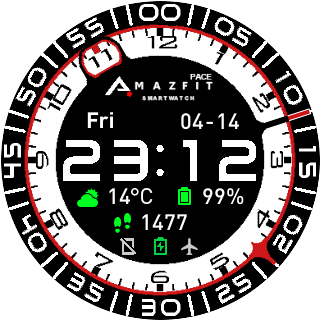 华米跃我Amazfit Pace, Stratos手表表盘