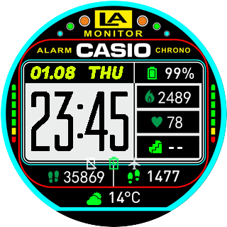 华米跃我Amazfit Pace, Stratos手表表盘