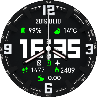 华米跃我Amazfit Pace, Stratos手表表盘