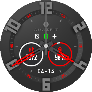 华米跃我Amazfit Pace, Stratos手表表盘
