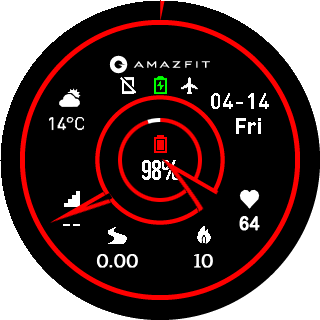 华米跃我Amazfit Pace, Stratos手表表盘