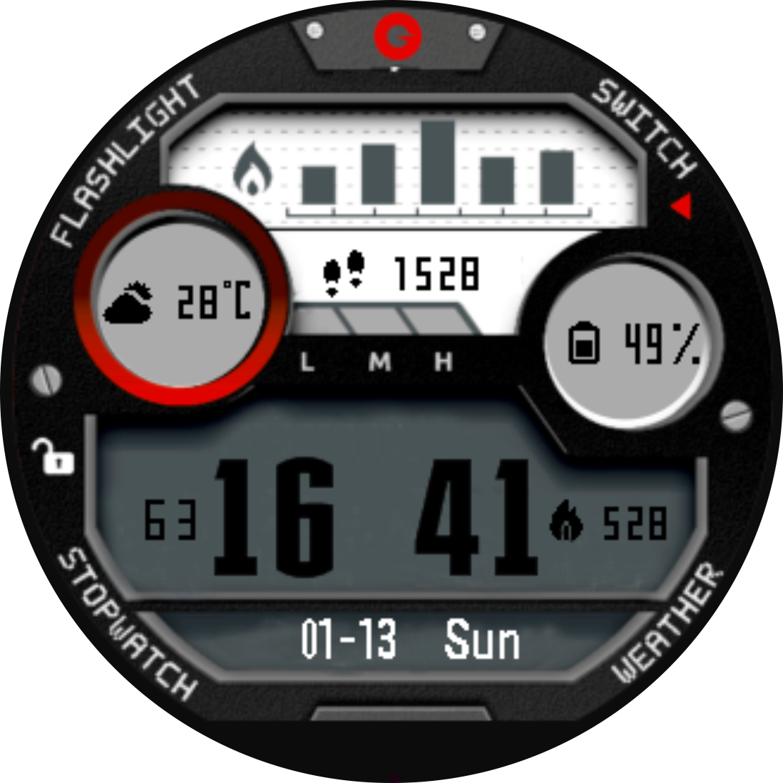 华米跃我Amazfit Pace, Stratos手表表盘