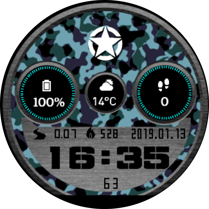 华米跃我Amazfit Pace, Stratos手表表盘