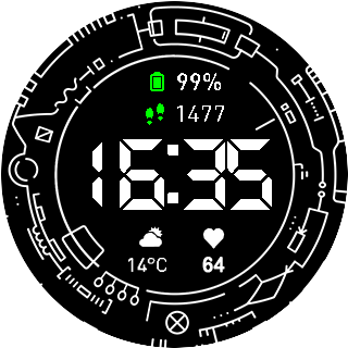 华米跃我Amazfit Pace, Stratos手表表盘