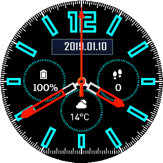 华米跃我Amazfit Pace, Stratos手表表盘