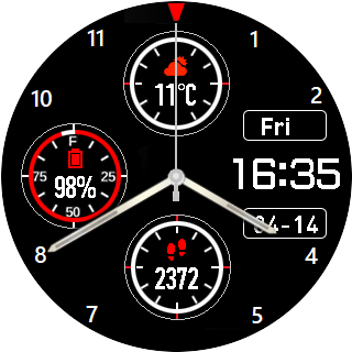 华米跃我Amazfit Pace, Stratos手表表盘