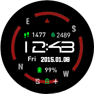 华米跃我Amazfit Pace, Stratos手表表盘