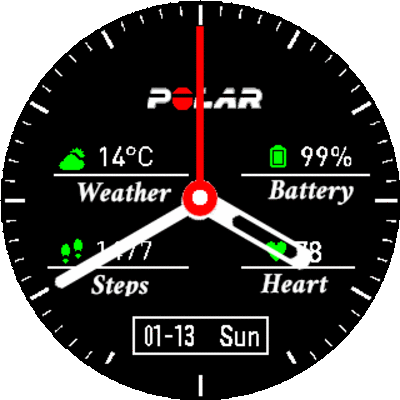华米跃我Amazfit Pace, Stratos手表表盘