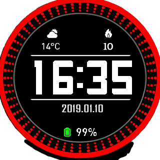 华米跃我Amazfit Pace, Stratos手表表盘